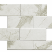 Mosaic Marbre Blanc/Gris C — 304×304mm