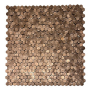 Mosaic Pentagonecuivre — 295×305mm