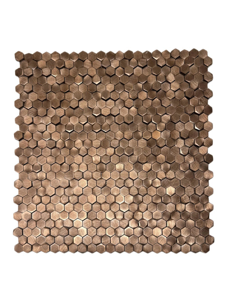 Mosaic Pentagonecuivre — 295×305mm