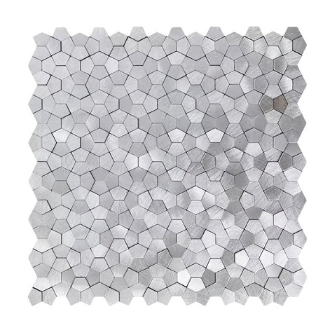 Mosaic Polygone GRIS CLAIR — 282×282mm