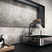 Mosaic Polygone GRIS CLAIR — 282×282mm
