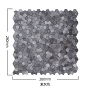 Mosaic Polygone GRIS Foncé — 282×282mm