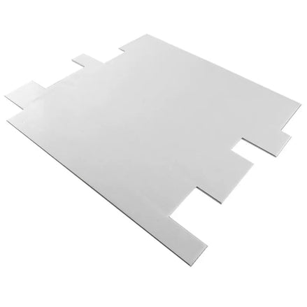 Mosaic Rectangle Argent Brossé — 255×292mm