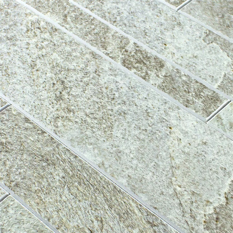 Mosaic Pierre Murale GRIS Givré — 296×298mm
