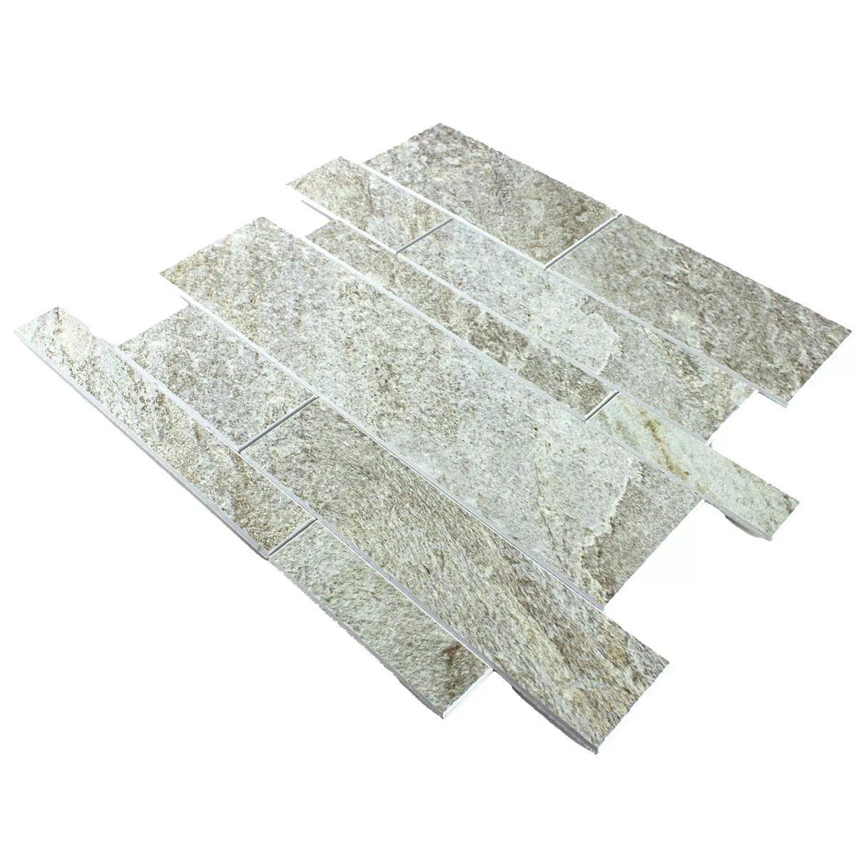 Mosaic Pierre Murale GRIS Givré — 296×298mm