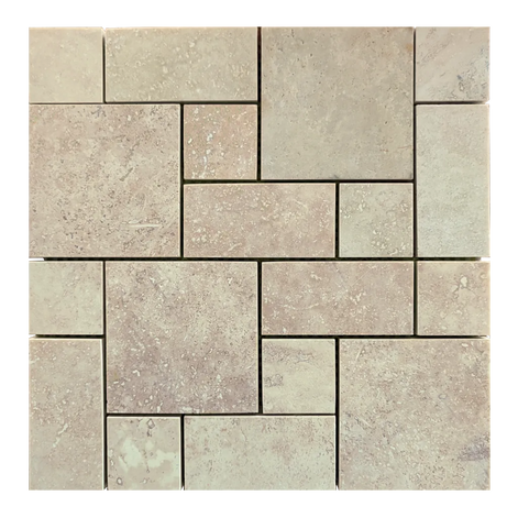 Mosaic Pierre Modulaire BEIGE SABLE — 300×300mm