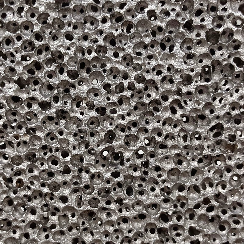 Mousse D'Aluminium Translucide - Argent 100×200cm