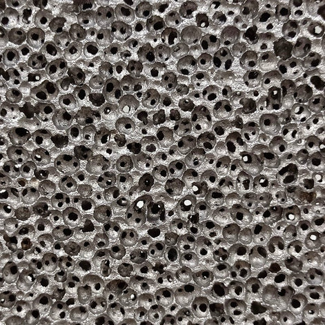 Mousse D'Aluminium Translucide - Argent 100×200cm