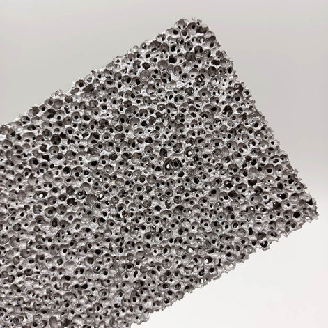 Mousse D'Aluminium Translucide - Argent 100×200cm