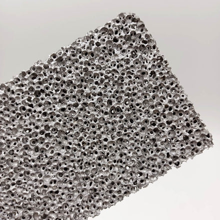 Mousse D'Aluminium Translucide - Argent 100×200cm