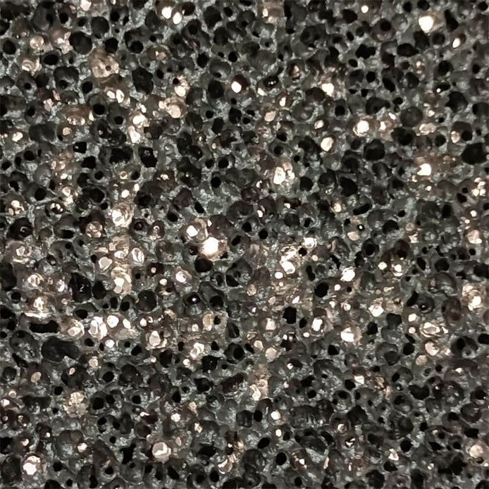 Mousse D'Aluminium Translucide - Argent 100×200cm