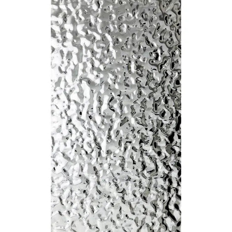 OXIDE Panneau Ondulé En Bois Composite - Argent 122×244cm