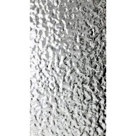 OXIDE Panneau Ondulé En Bois Composite - Argent 122×244cm