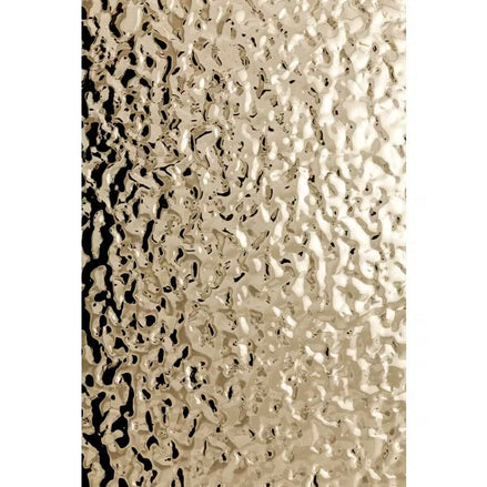 OXIDE Panneau Ondulé En Bois Composite - Or 122×244cm