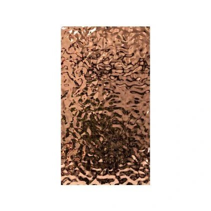 OXIDE Panneau Ondulé En Bois Composite - Or Rose 122×244cm