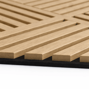 Panneau Acoustique CROSS HDF BOIS MOYEN N2 60×60cm