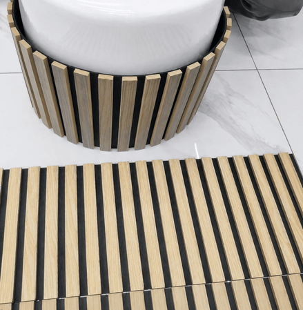 Panneau acoustique HDF Linea Flex enroulable — 100×240cm