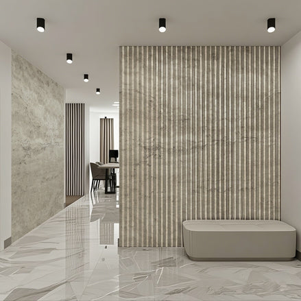 Panneau Décoratif à Motifs 12,5 × 300CM - QK098 125WLB