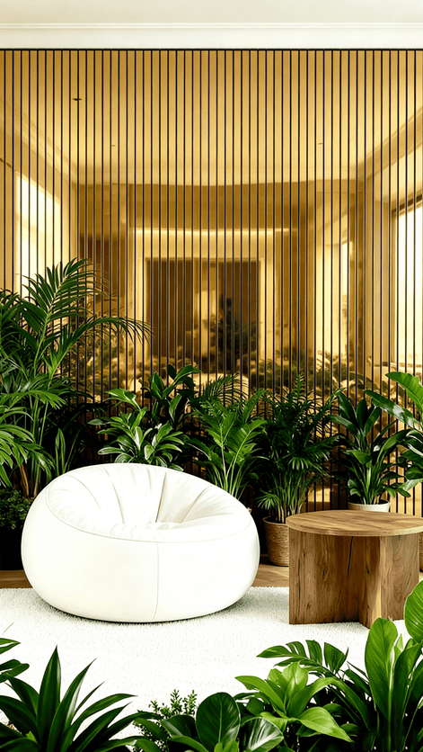 Panneau mural acoustique Gold 60×260 cm
