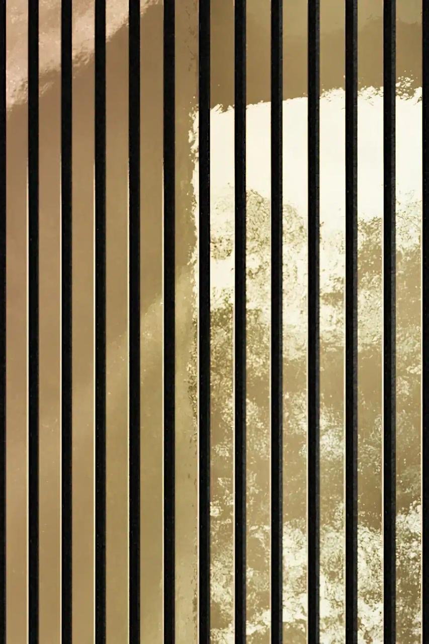 Panneau mural acoustique Gold 60×260 cm