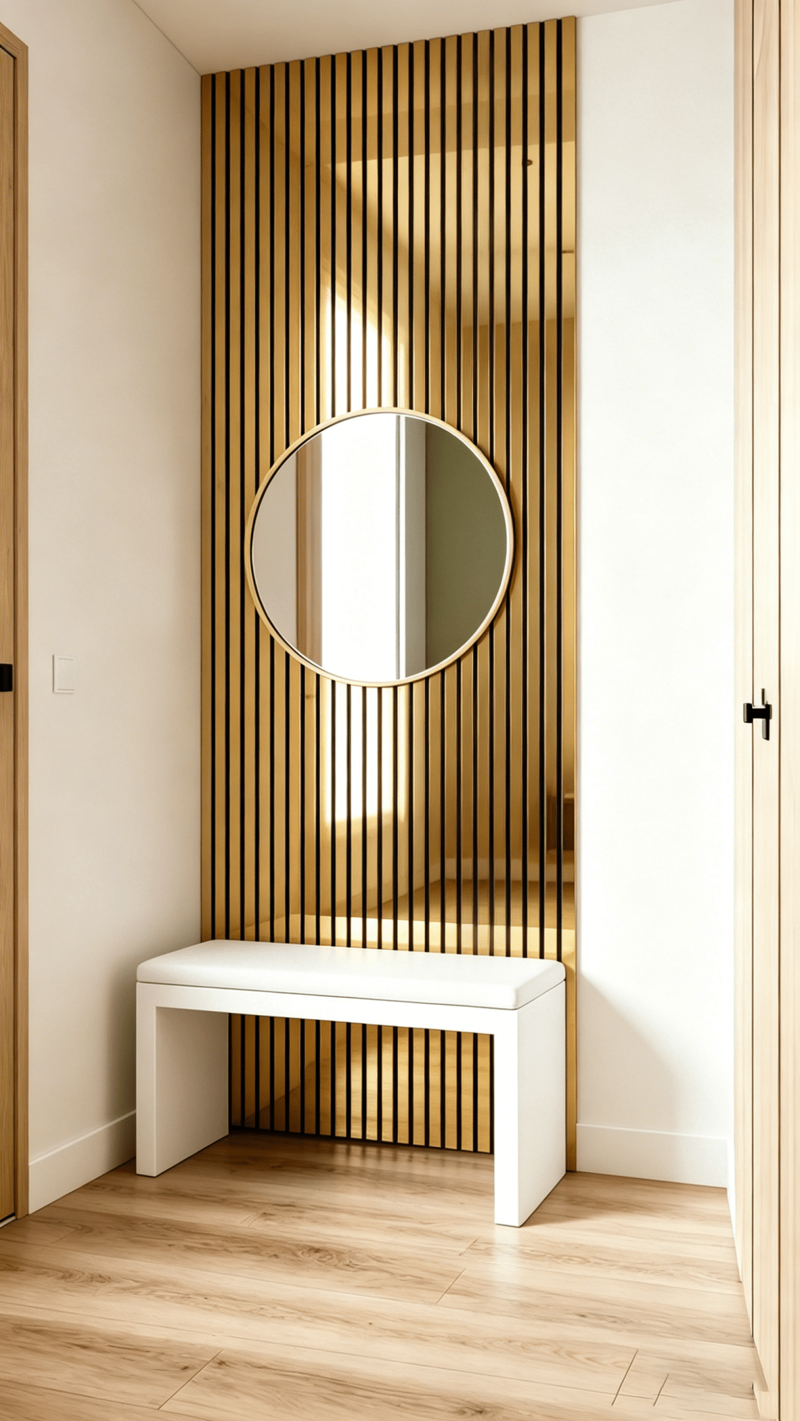 Panneau mural acoustique Gold 60×260 cm