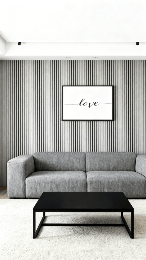 Panneau mural acoustique Marble 60×260 cm