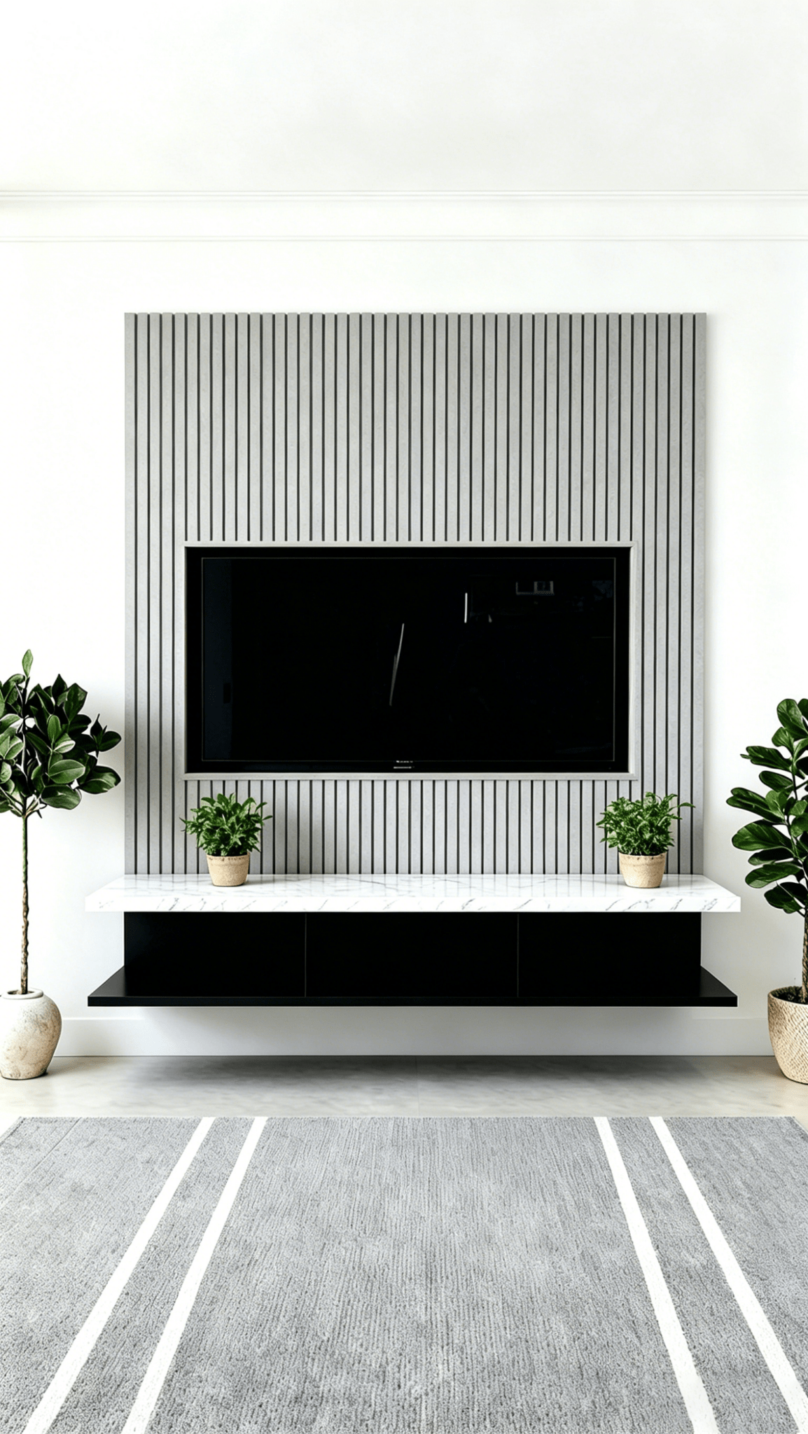 Panneau mural acoustique Marble 60×260 cm