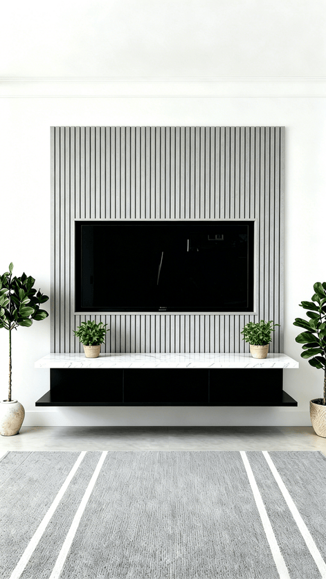 Panneau mural acoustique Marble 60×260 cm