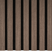 Panneau mural acoustique Smoke Walnut 60×260 cm
