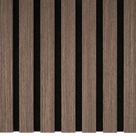 Panneau mural acoustique Smoke Walnut 60×260 cm
