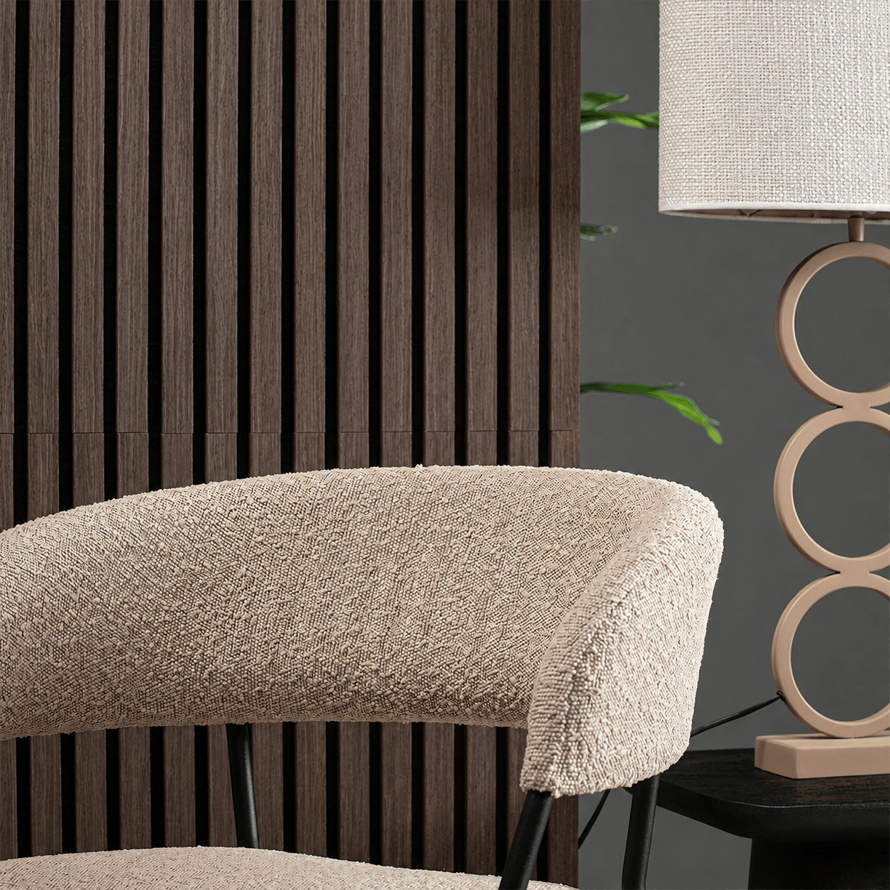 Panneau mural acoustique Smoke Walnut 60×260 cm