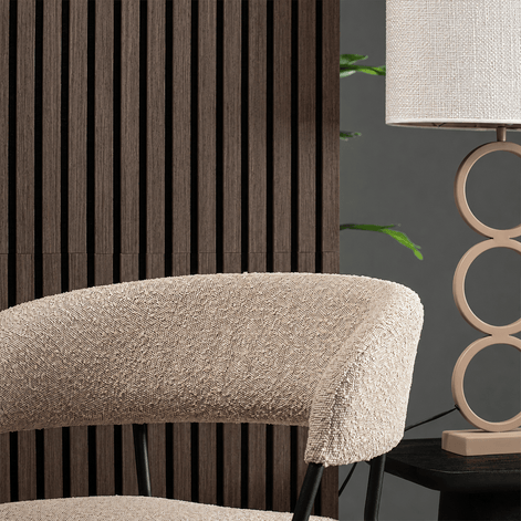 Panneau mural acoustique Smoke Walnut 60×260 cm