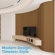 Panneau mural acoustique Teak 60×260 cm