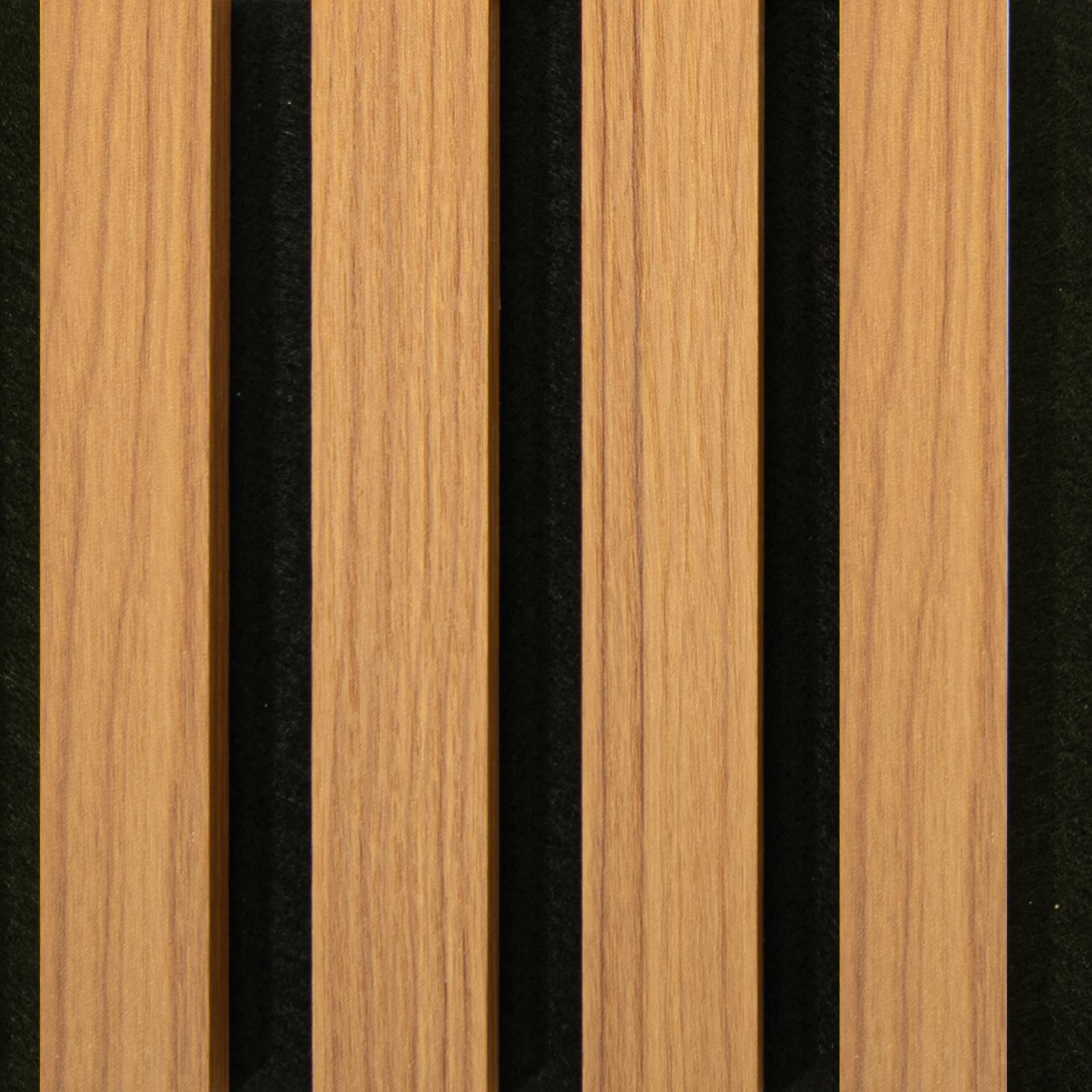 Panneau mural acoustique Teak 60×260 cm