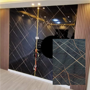 AUREA Autocollant Mural 22 Fils - 6198- 5-Noir 120×300cm