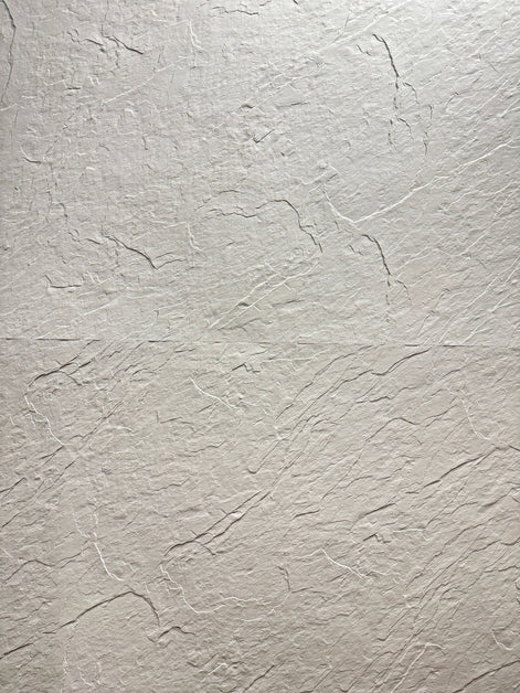 Pierre tendre Ardoise Strata — Blanc pur