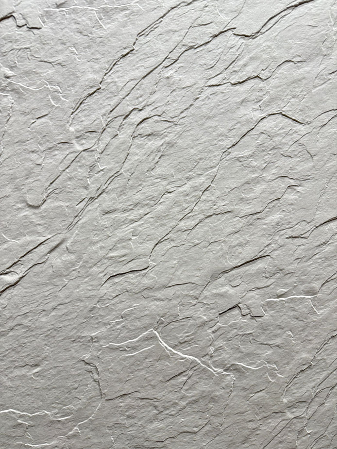 Pierre tendre Ardoise Strata — Blanc pur