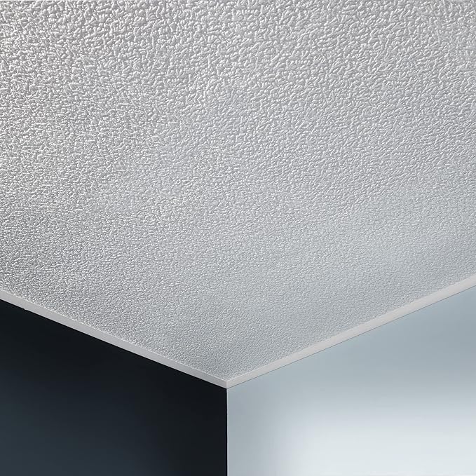 Reflet Panneaux Muraux En PVC À Relief Profond - 6610 -Gris 122×244cm