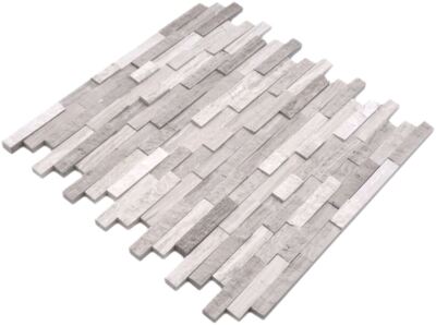 Mosaic RECT Travertin GRIS PERLE — 275×298mm