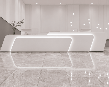 Table en MDF avec Éclairage LED Intégré - 2301 - 240 × 85 × 105CM