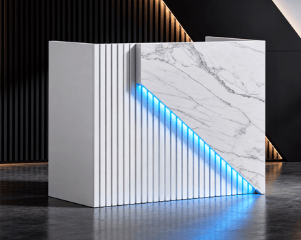 Table en MDF avec Éclairage LED Intégré - X15 - 180 × 60 × 105CM