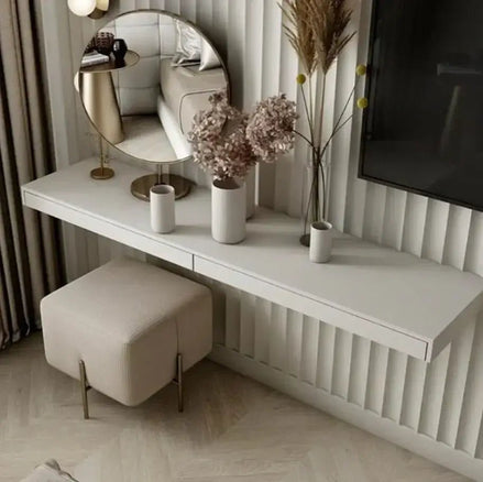 TESSA Carton Ondulé Pierre Tendre/Eau - Blanc 115×275cm