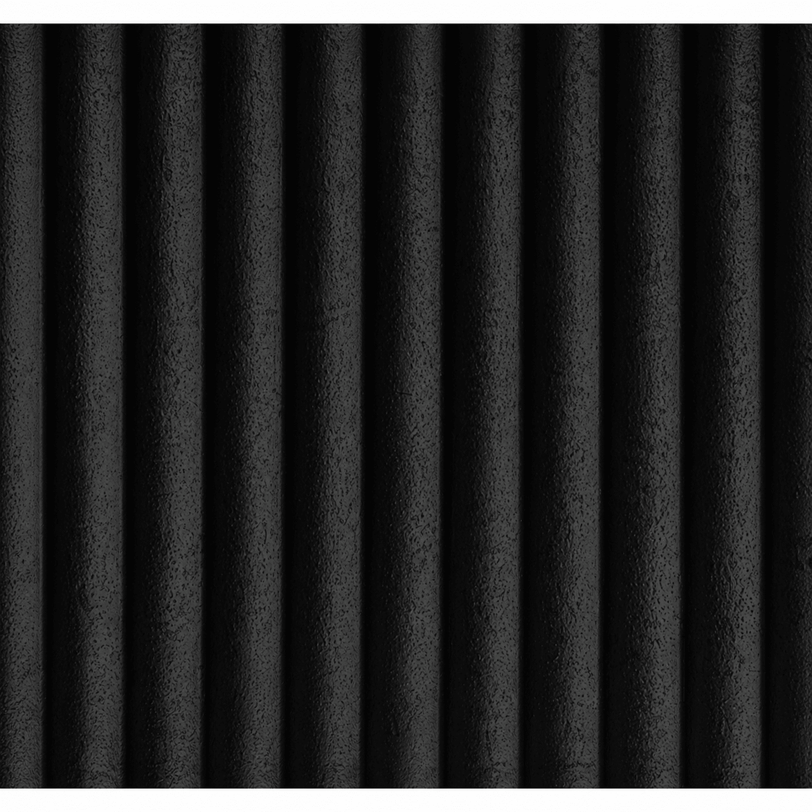 TESSA Carton Ondulé Pierre Tendre/Eau - Noir 115×275cm