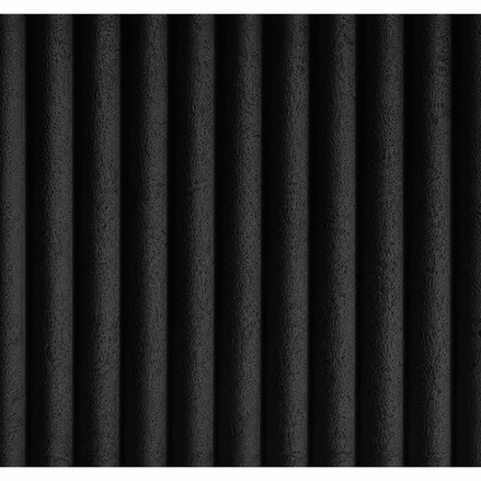 TESSA Carton Ondulé Pierre Tendre/Eau - Noir 115×275cm