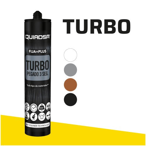 Colle polymère TURBO 3 SEC 600KG Blanc